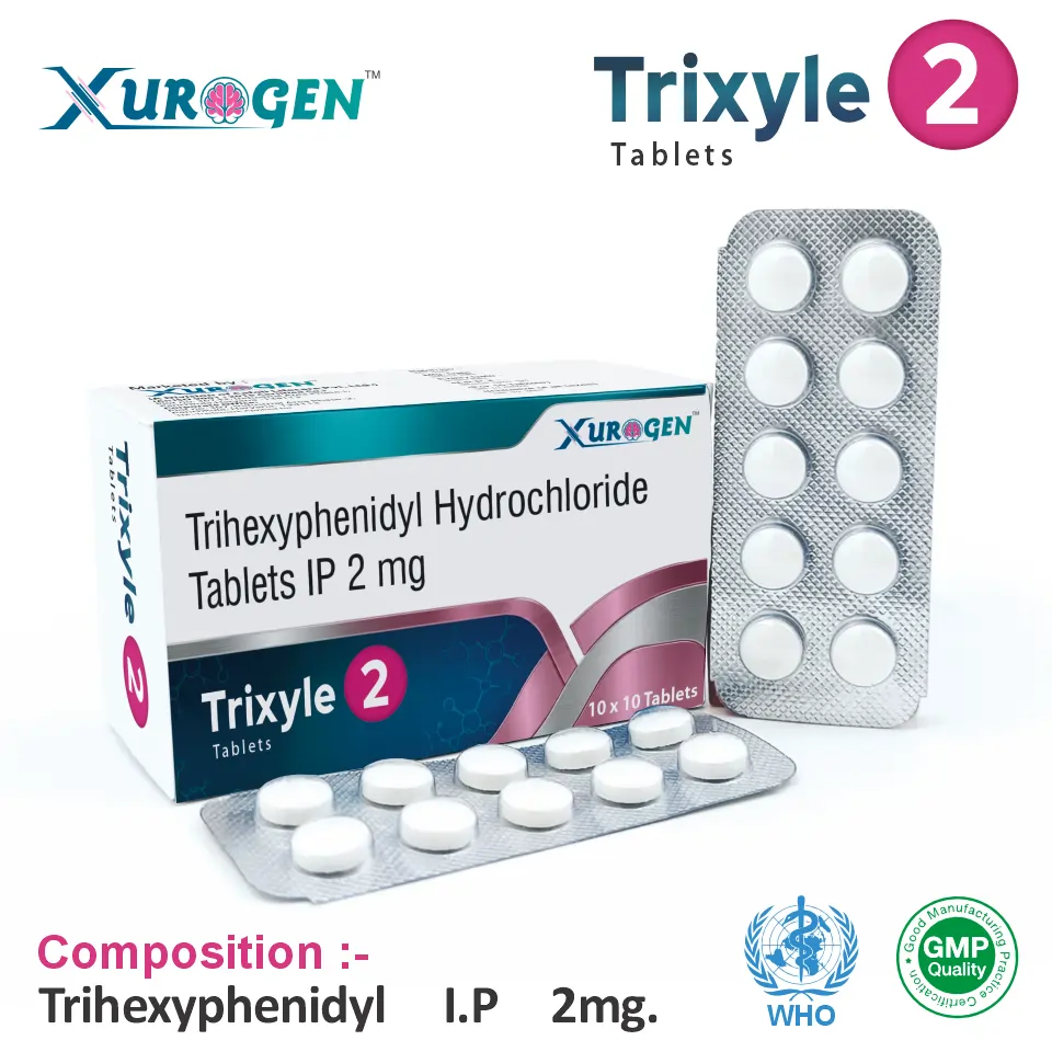 Trihexyphenidyl 2mg Tablet PCD Pharma Franchise